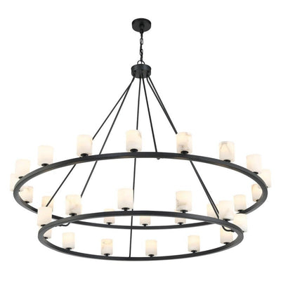 Estate 30 Light Chandelier Alabaster