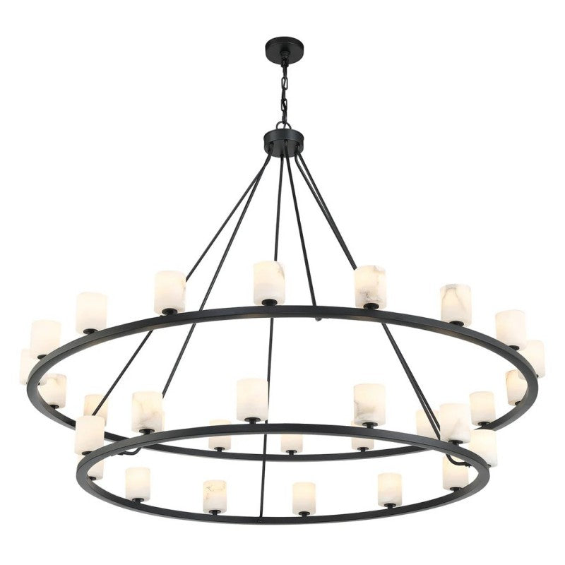 Estate 30 Light Chandelier Alabaster