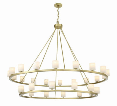 Estate 30 Light Chandelier Alabaster