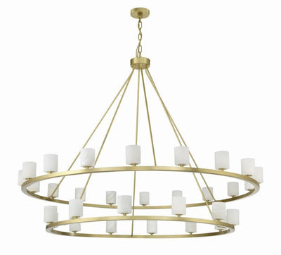 Estate 30 Light Chandelier Alabaster