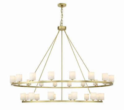 Estate 30 Light Chandelier Alabaster