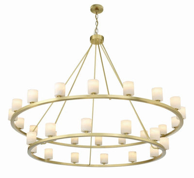 Estate 30 Light Chandelier Alabaster