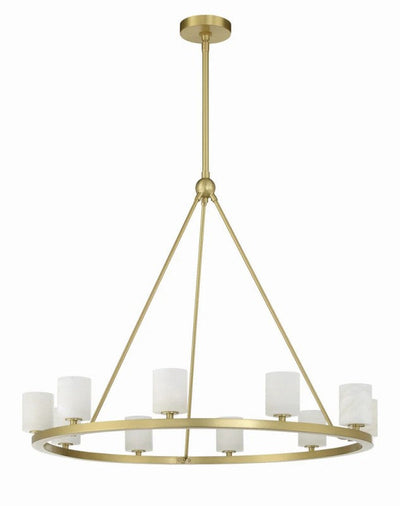 Estate 12 Light Chandelier Alabaster
