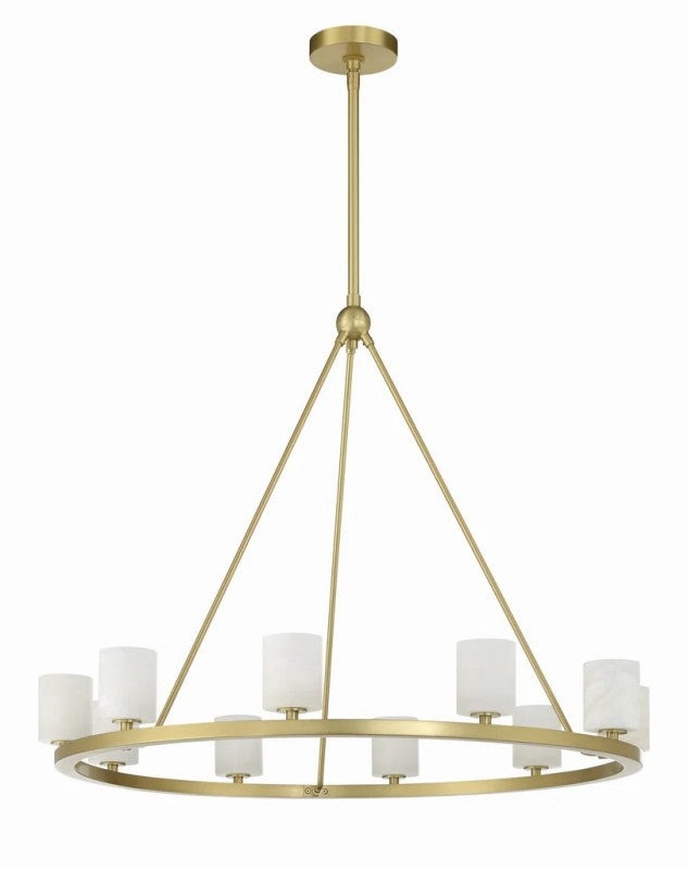 Estate 12 Light Chandelier Alabaster