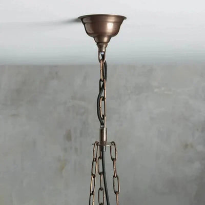 Roselle Glass Round Chandelier