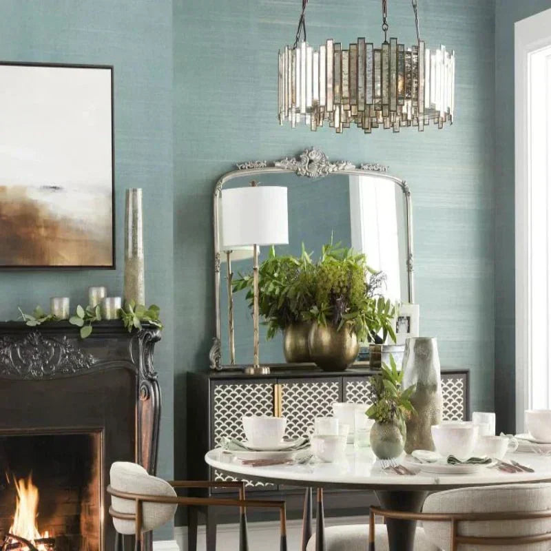 Roselle Glass Round Chandelier
