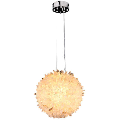 Savoy Crystal Cluster Ball Pendant Light