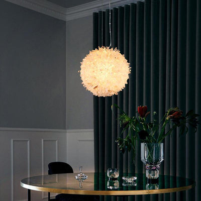 Savoy Crystal Cluster Ball Pendant Light
