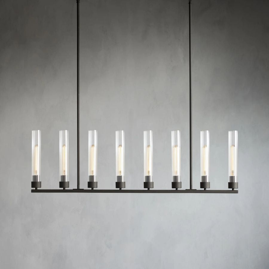 Juniper Glass Linear Chandelier