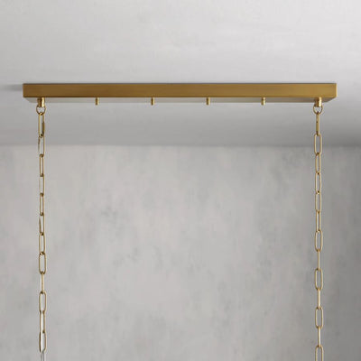 Juniper Glass Linear Chandelier