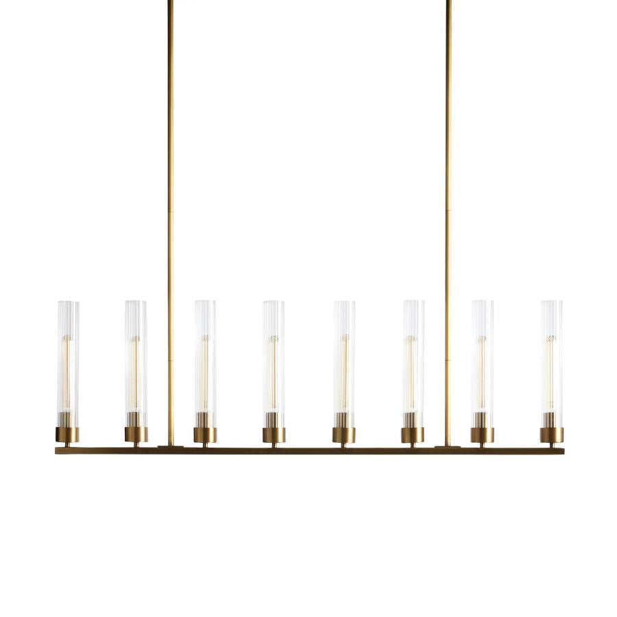 Juniper Glass Linear Chandelier