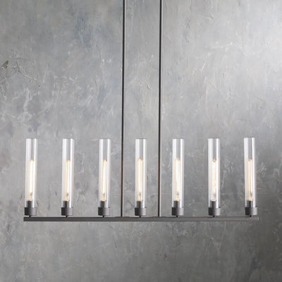 Juniper Glass Linear Chandelier