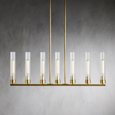 Juniper Glass Linear Chandelier