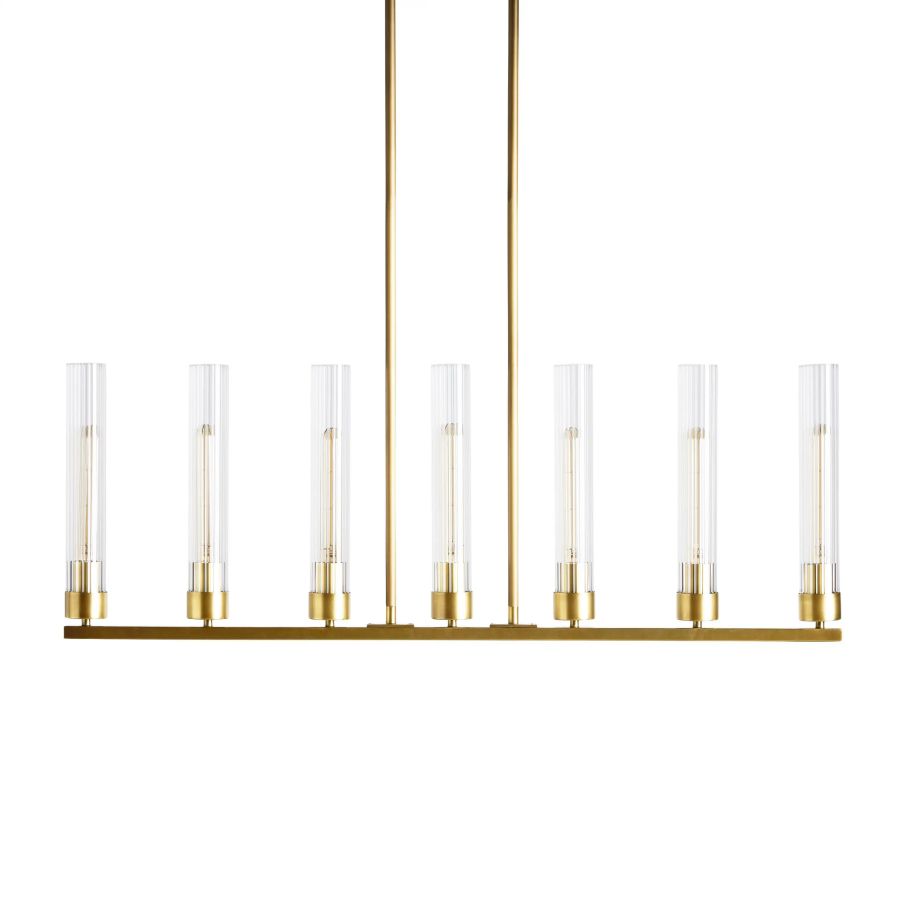 Juniper Glass Linear Chandelier