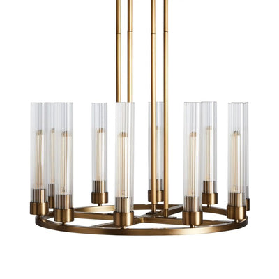 Juniper Glass Round Chandelier