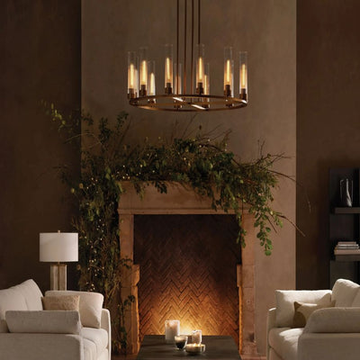 Juniper Glass Round Chandelier