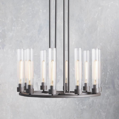 Juniper Glass Round Chandelier