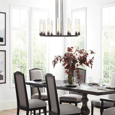 Juniper Glass Round Chandelier