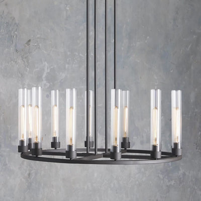 Juniper Glass Round Chandelier
