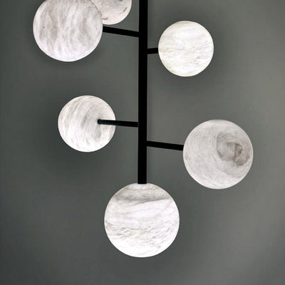 Westhaven Sphere Delight-Modern Artistic Alabaster Chandelier Light
