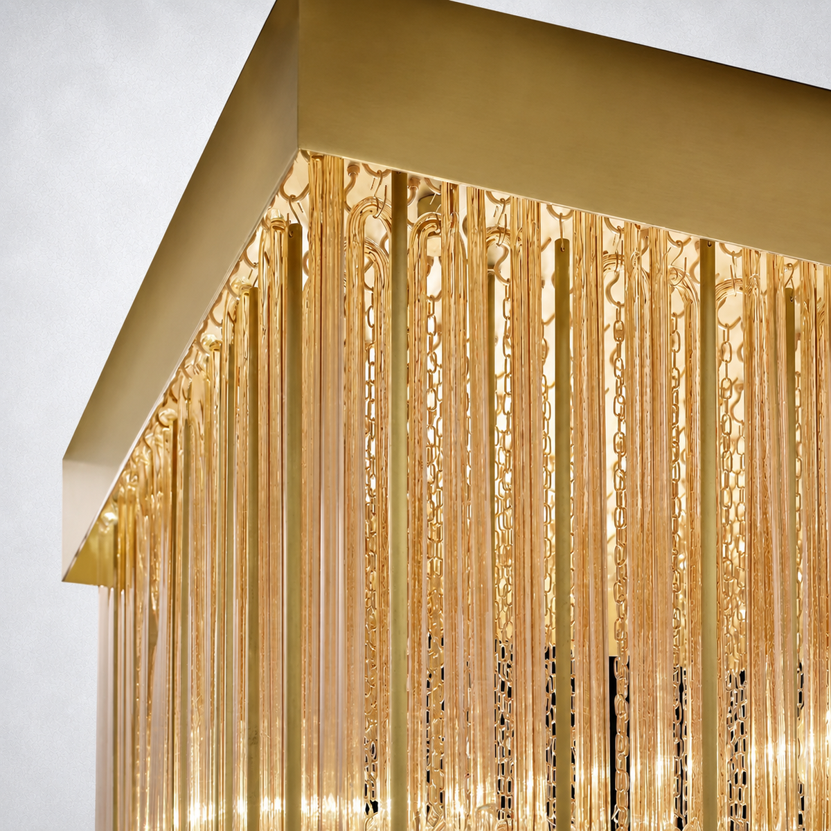 Glint Square Chandelier 21"