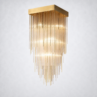Glint Square Chandelier 21"