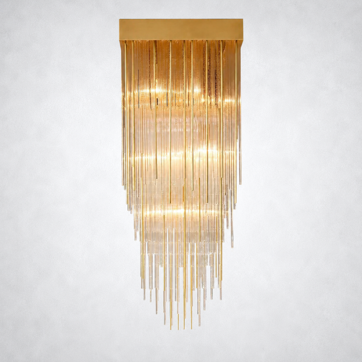 Glint Square Chandelier 21"