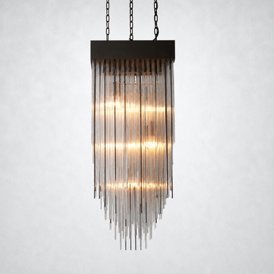 Glint Square Chandelier 21"