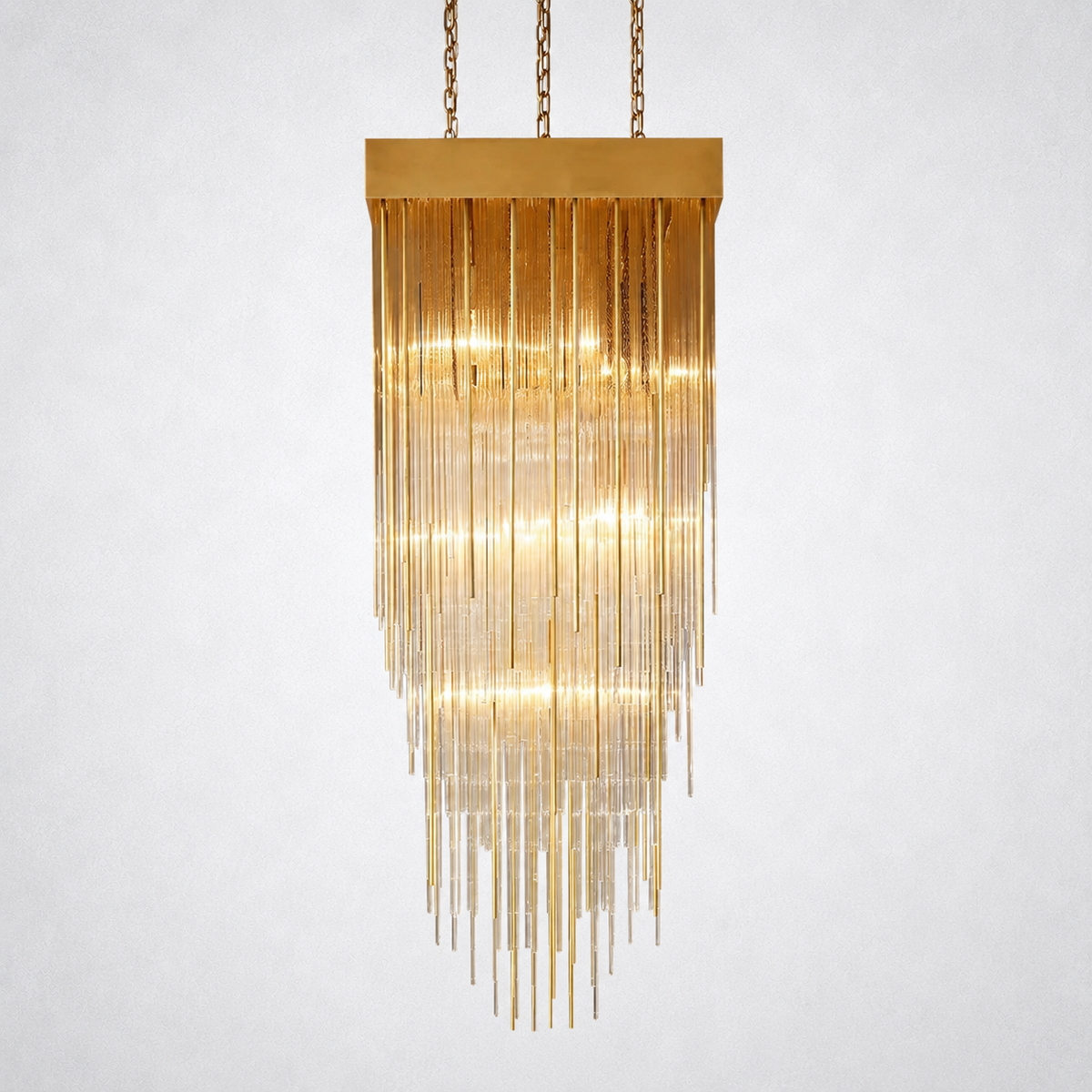 Glint Square Chandelier 21"