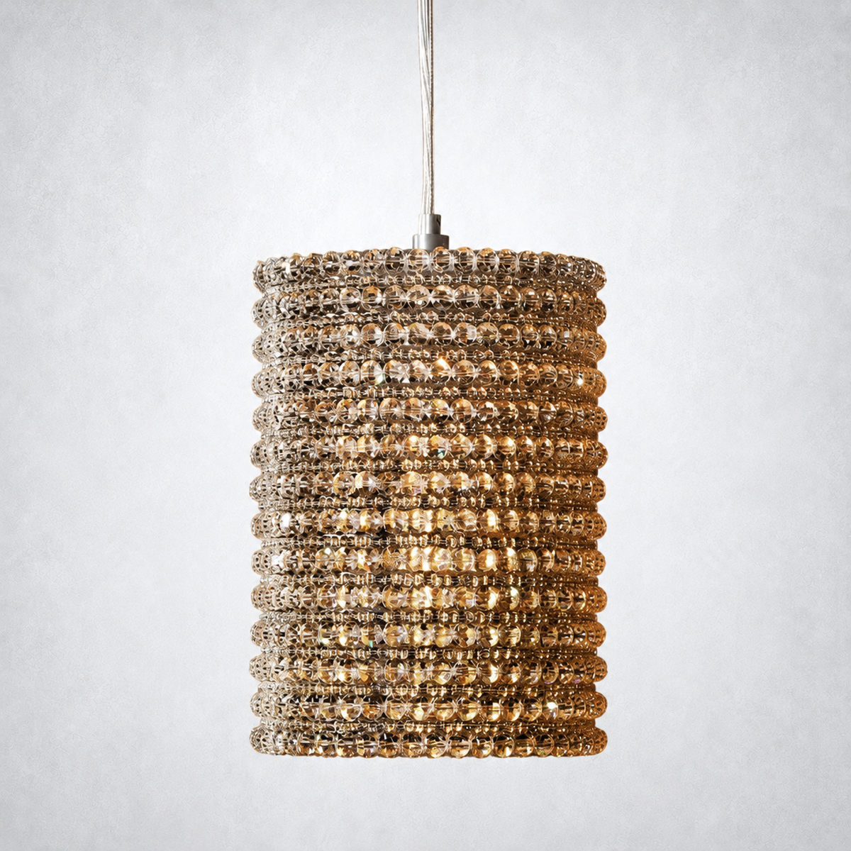 Elysian Crystal Island Pendant 12"