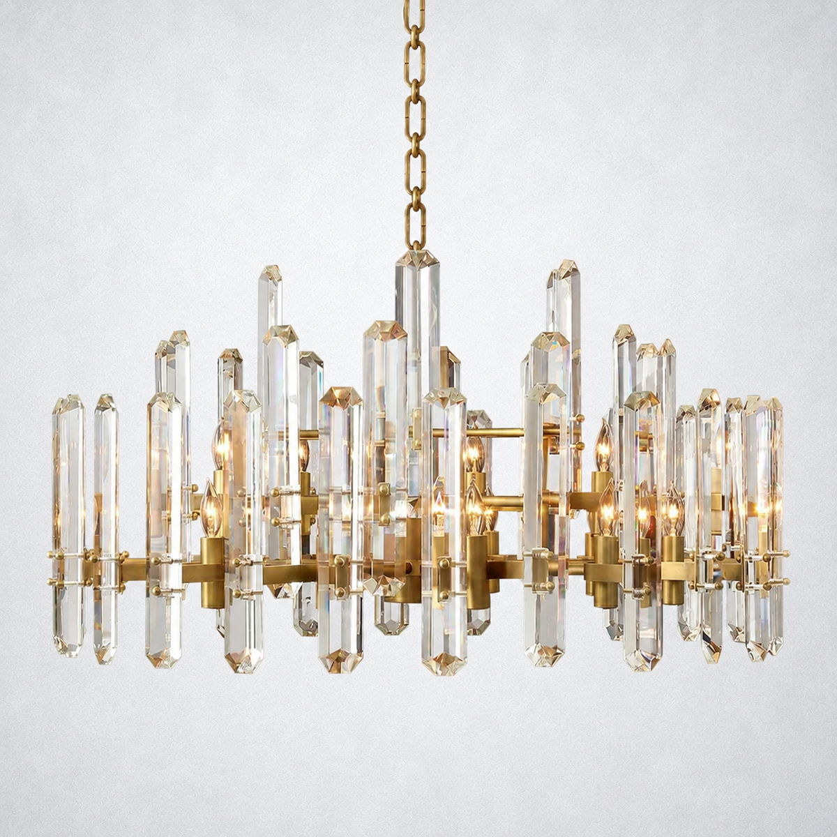 Twilight Prism Round Chandelier 36"