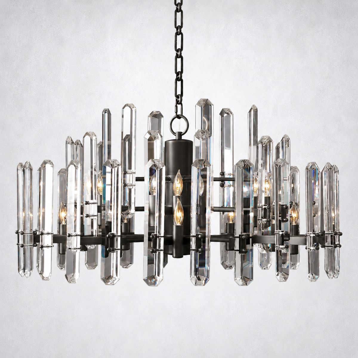 Twilight Prism Round Chandelier 36"