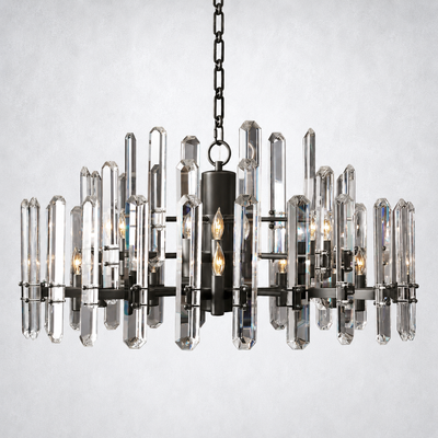 Twilight Prism Round Chandelier 36"
