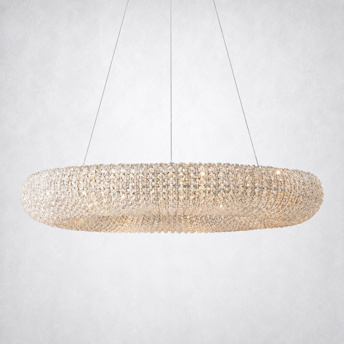 Elysian Crystal Round LED Chandelier 32"