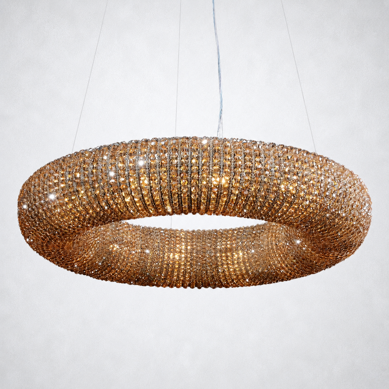 Elysian Crystal Round LED Chandelier 32"