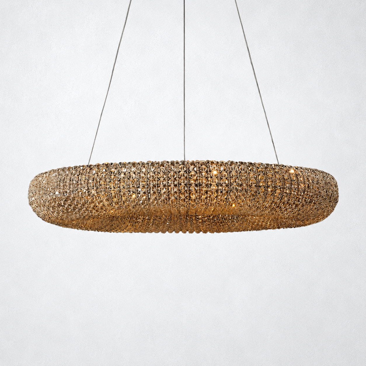 Elysian Crystal Round LED Chandelier 32"