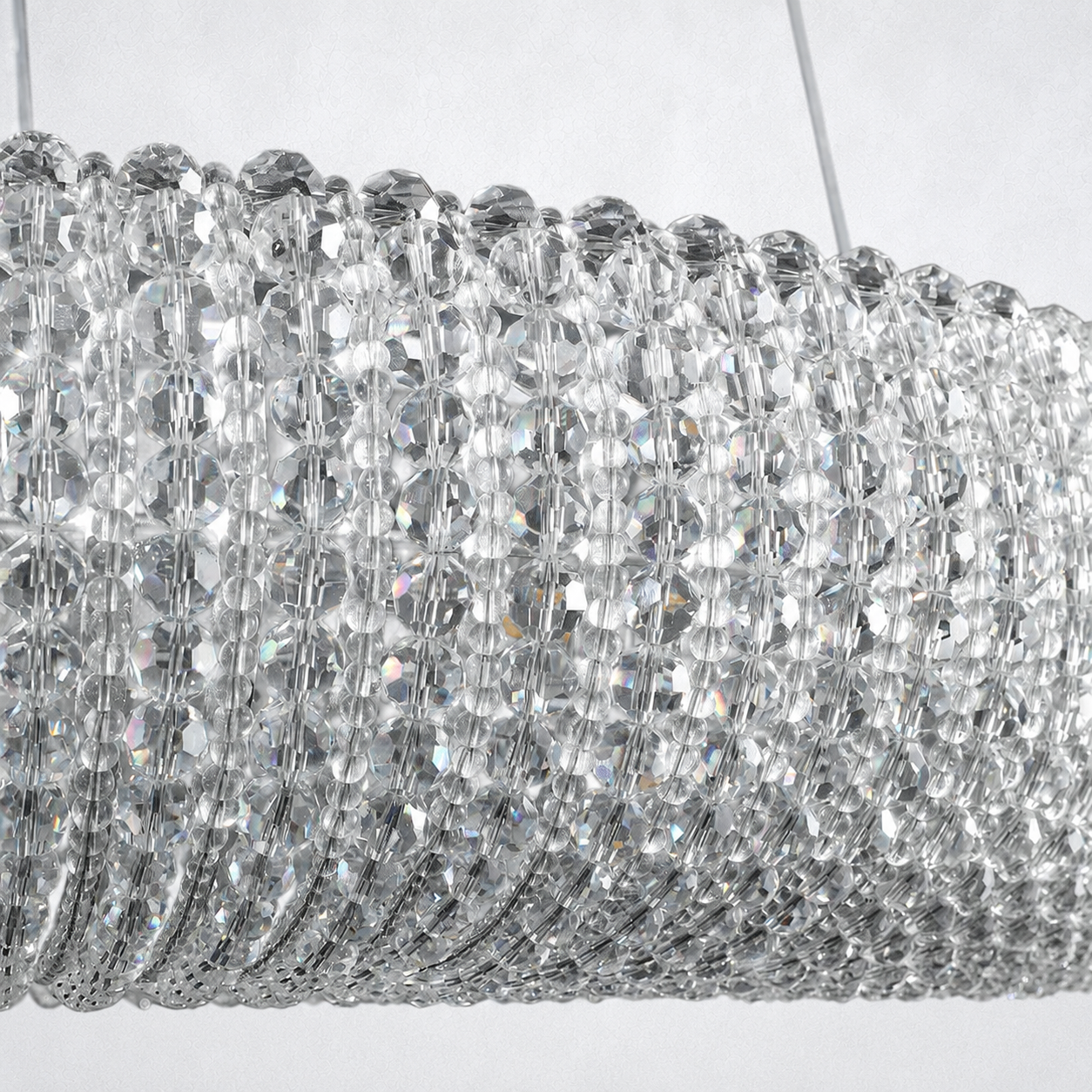 Elysian Crystal Round LED Chandelier 32"