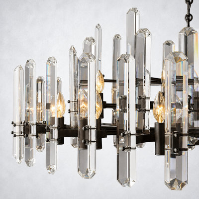 Twilight Prism Round Chandelier 48"