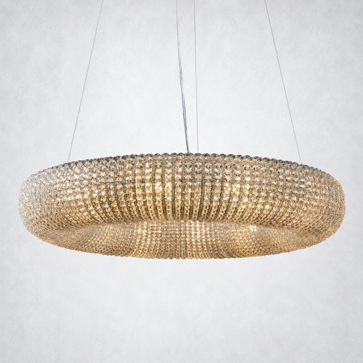 Elysian Crystal Round LED Chandelier 32"