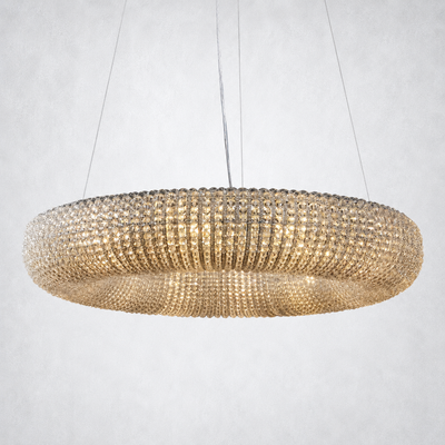 Elysian Crystal Round LED Chandelier 32"
