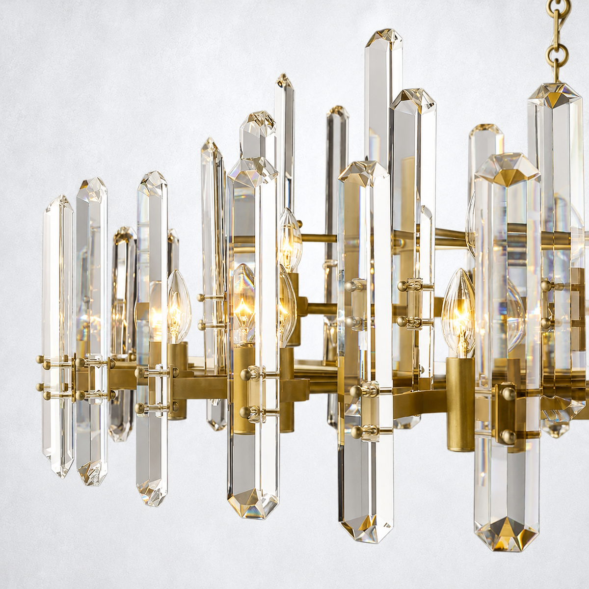 Twilight Prism Round Chandelier 48"