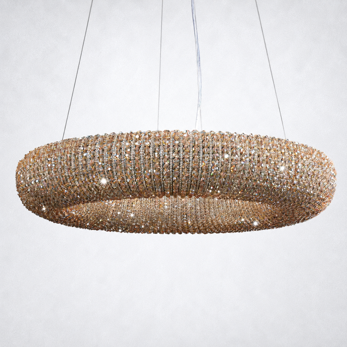 Elysian Crystal Round LED Chandelier 41"