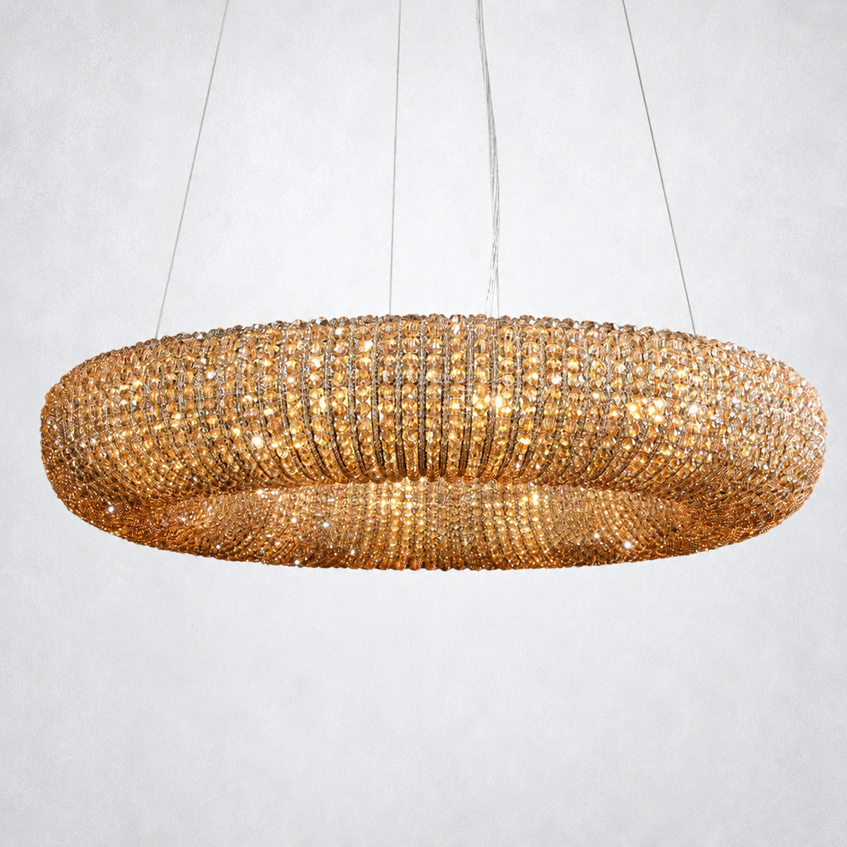 Elysian Crystal Round LED Chandelier 41"