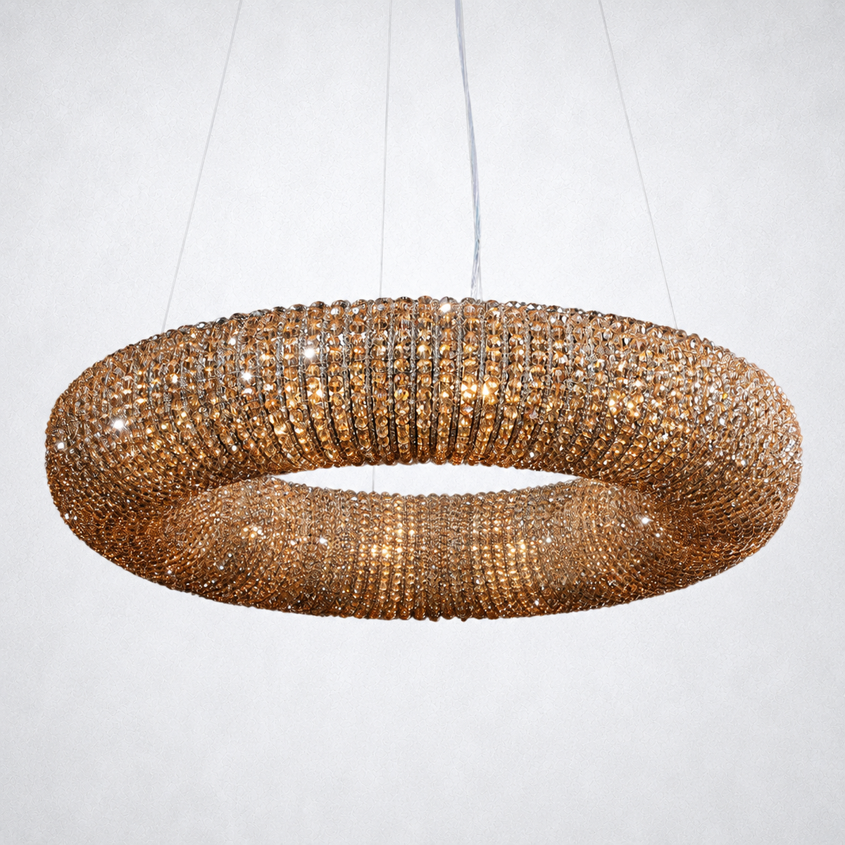 Elysian Crystal Round LED Chandelier 41"