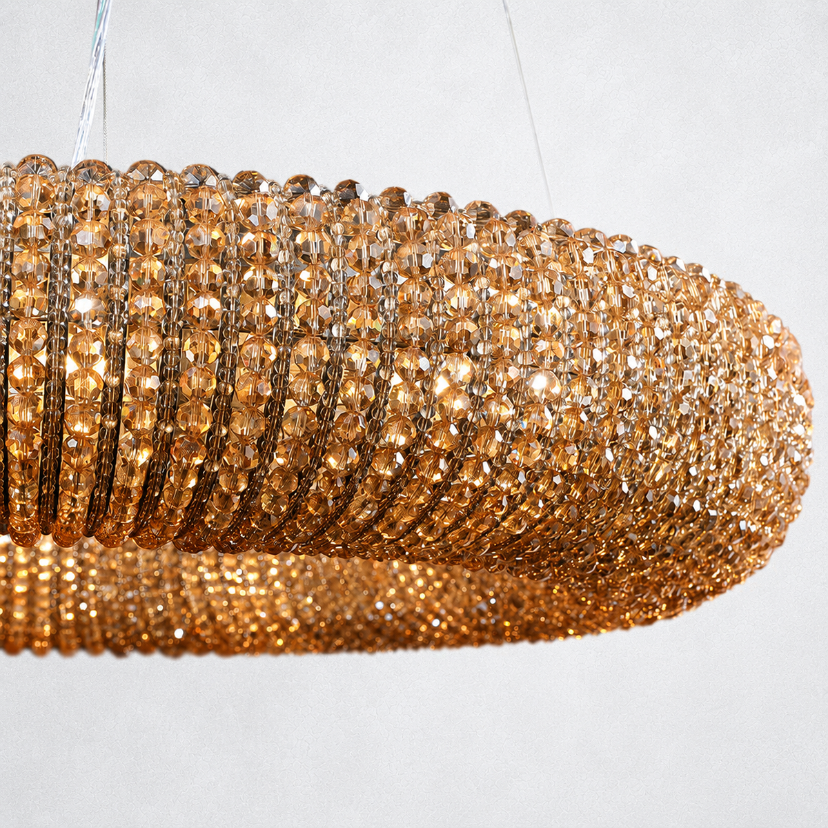 Elysian Crystal Round LED Chandelier 41"