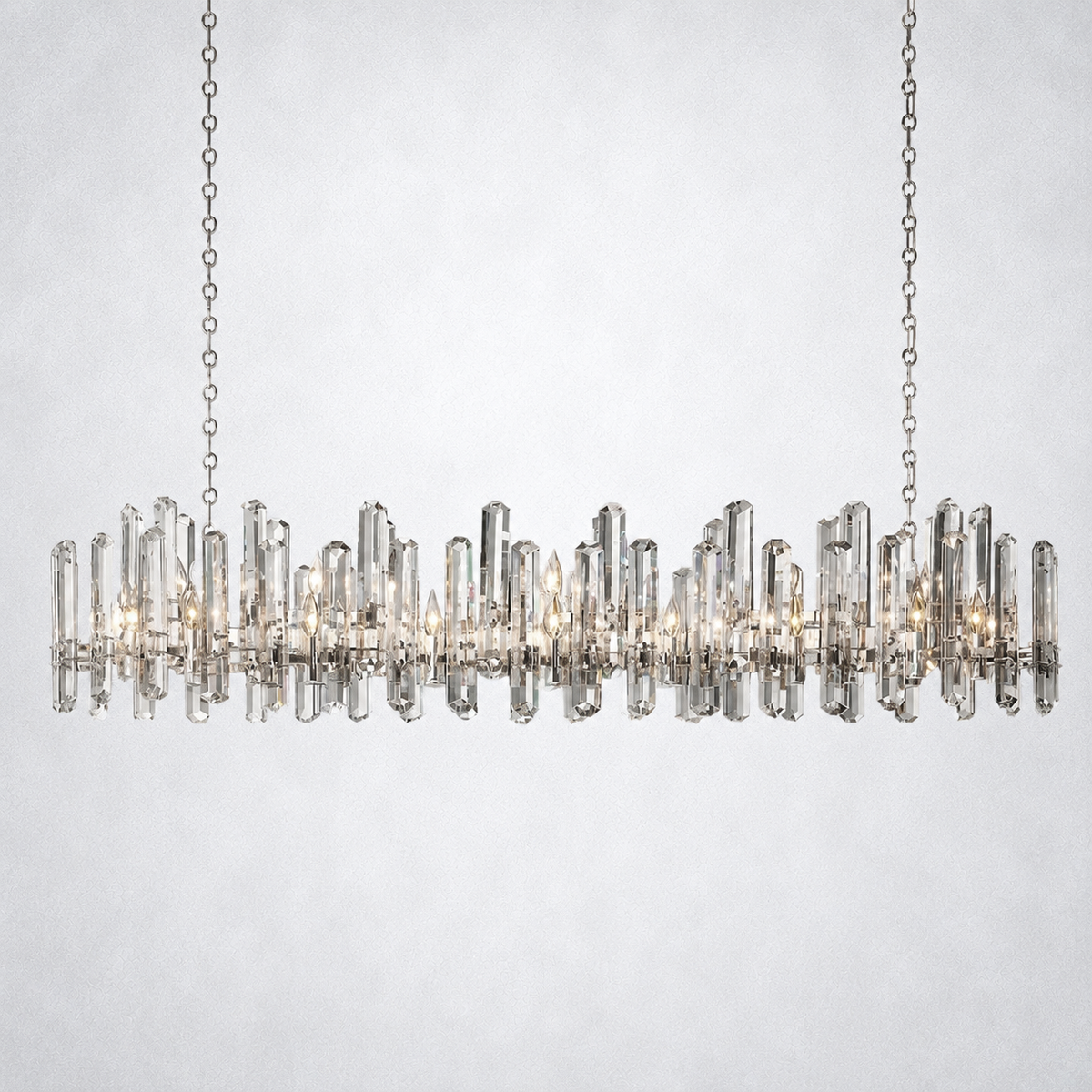Twilight Prism Linear Chandelier 72"