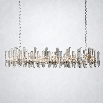 Twilight Prism Linear Chandelier 72"