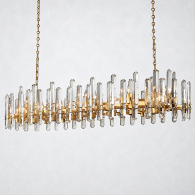 Twilight Prism Linear Chandelier 72"