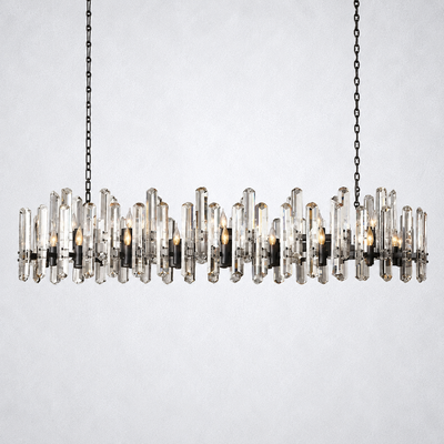 Twilight Prism Linear Chandelier 72"