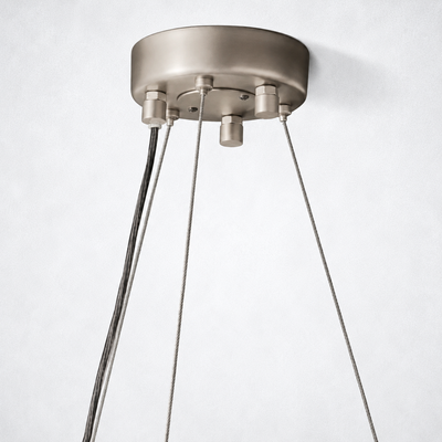 Elysian Crystal Round LED Chandelier 59"
